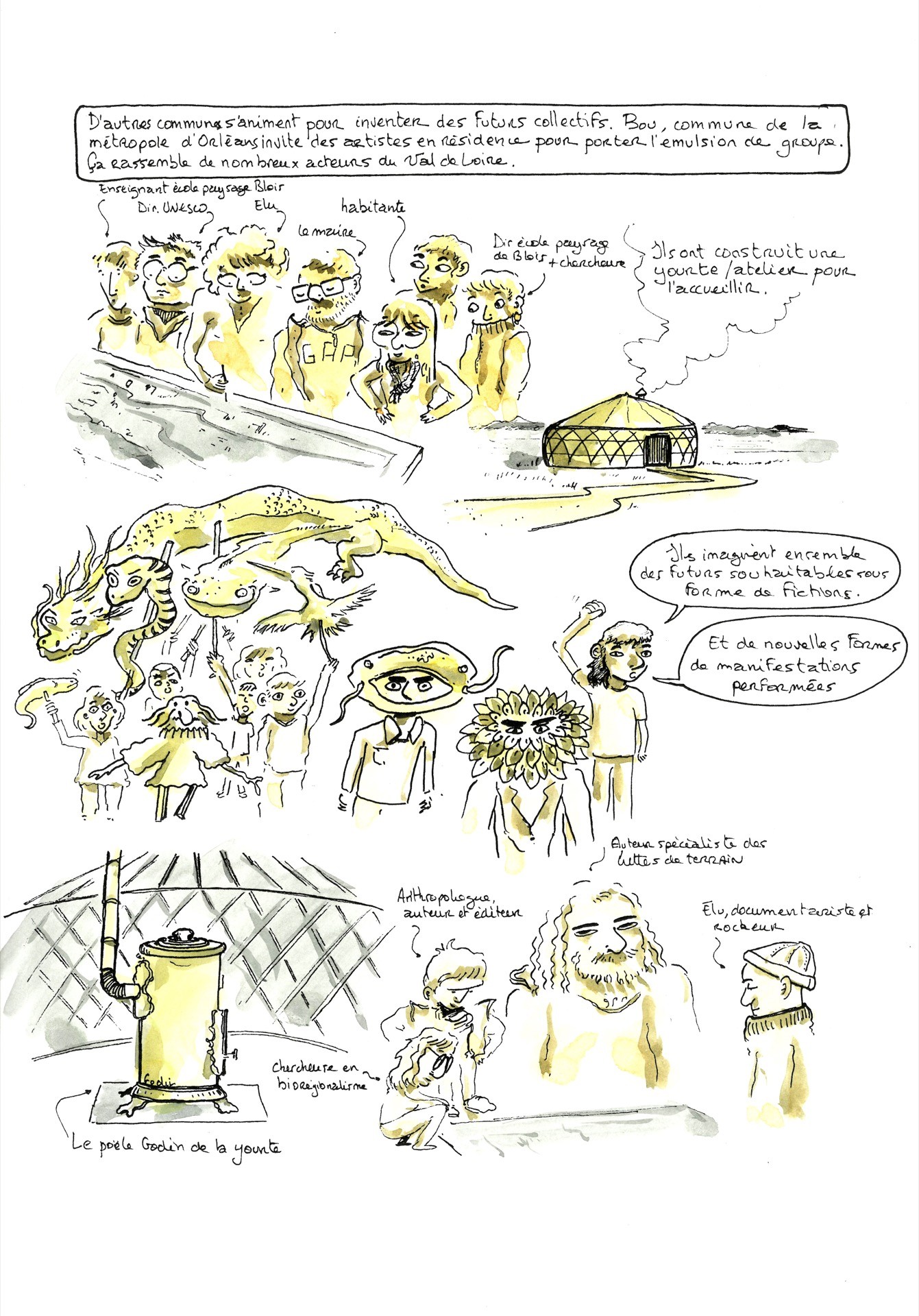 Jean-Alfredo.com - Carnet de voyage au val de Luynes - Résidence artistique sur la commune de Luynes (territoire UNESCO val de Loire) pour mettre en récit les paysages