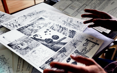 Gardiens fiables Résidence artistique itinérante organisée par les Petites citées de Caractère Bretonnes