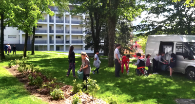 Jardin à partager Jardinage collectif dans le grand ensemble de Chambéry le Haut