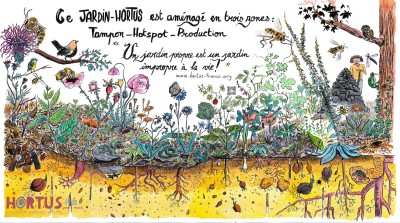 Le jardin hortus Illustrer l'Hortus.
