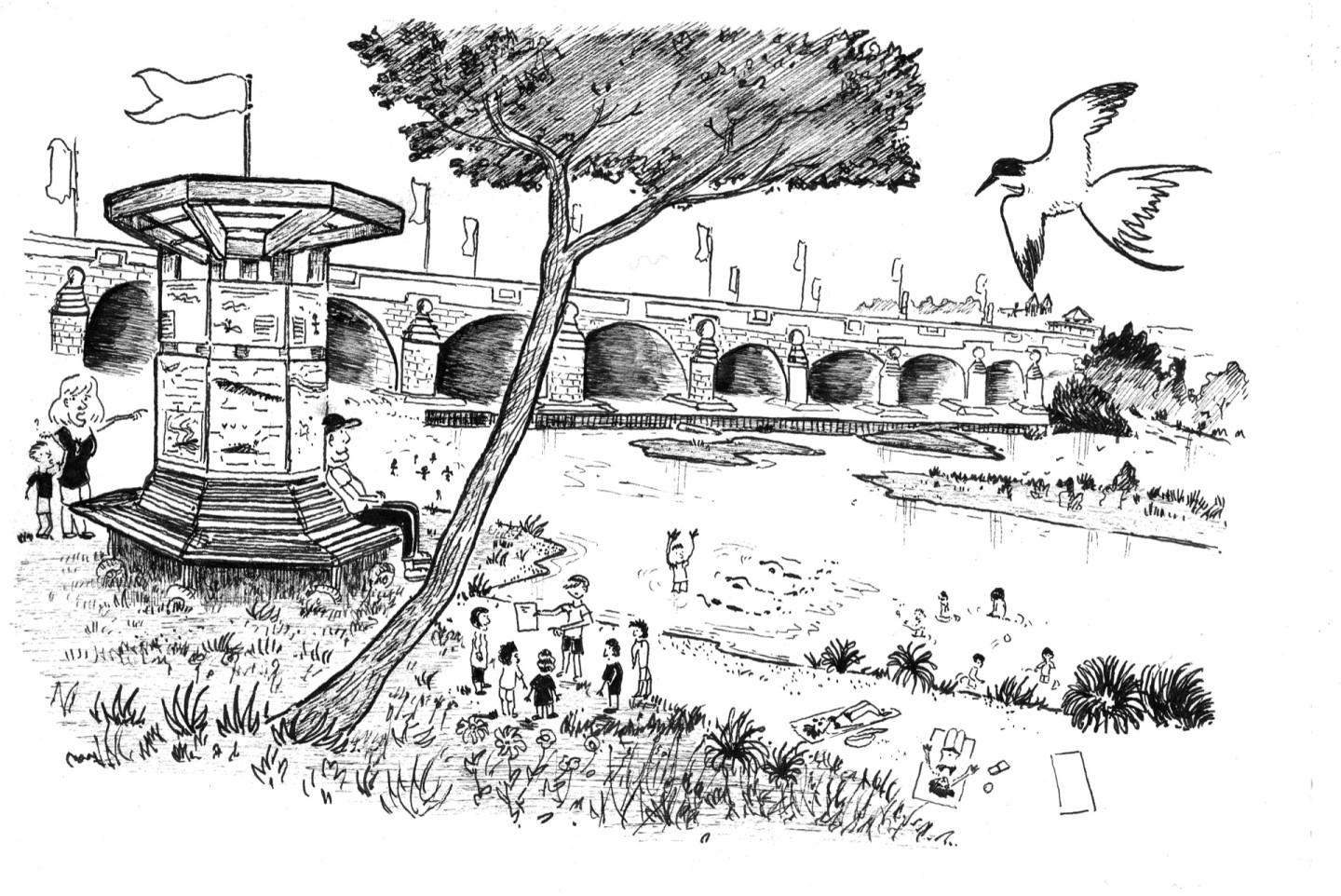Jean-Alfredo.com - Regards sur le Val de Loire - Commande d’illustration de projet de paysage en bord de Loire